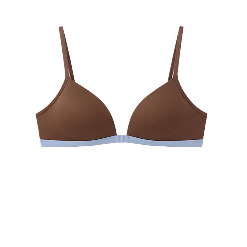 Underwear - บราเล็ตทรงสามเหลี่ยมแบบปิดด้านหน้าสำหรับผู้หญิง ลายเสือดาว ช่วยยกกระชับ ด้านหลังสวยงาม ชุดชั้นในเนื้อนุ่ม เหมาะสำหรับใส่ในชีวิตประจำวันและออกเดท
