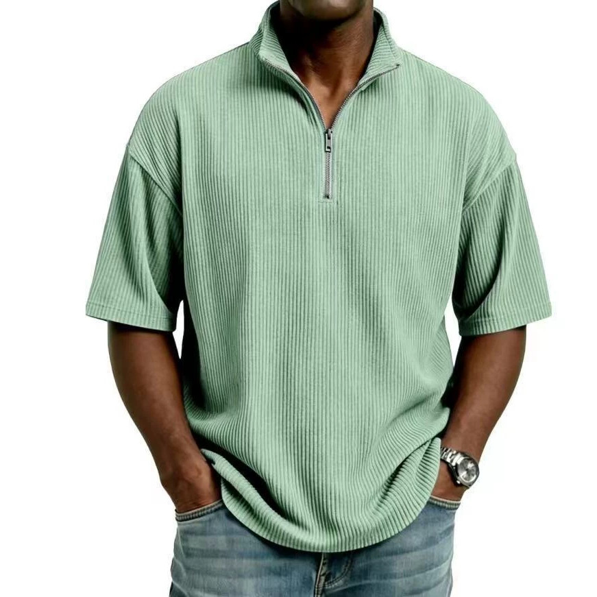 เสื้อเชิ้ตคอร์ดดูรอยคอตั้งสำหร - Corduroy Button Up Shirt Men บทวิจารณ์และราคา