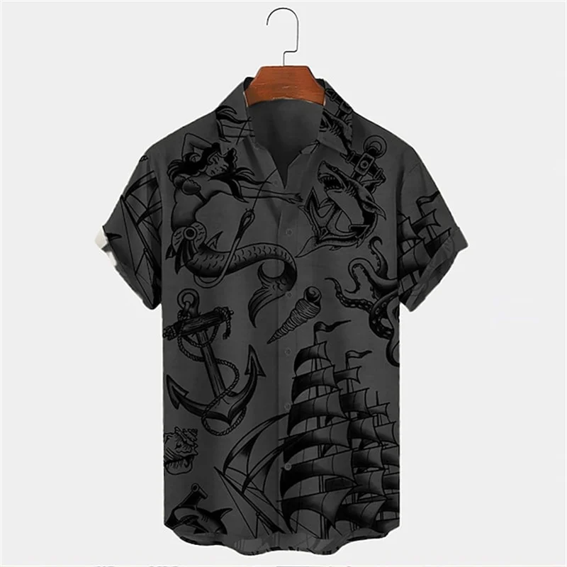เสื้อเชิ้ตฮาวายแขนสั้นสำหรับผู - Vintage Hawaiian Floral Shirt บทวิจารณ์และราคา