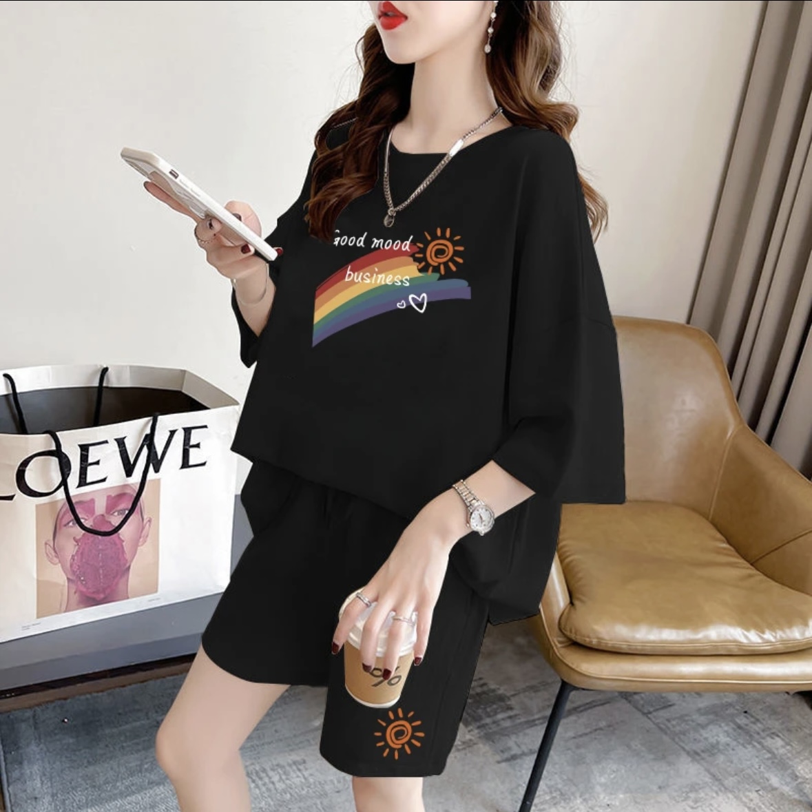 ชุดกางเกงขาสั้นแฟชั่นฤดูร้อนสำ - Shirts บทวิจารณ์และราคา